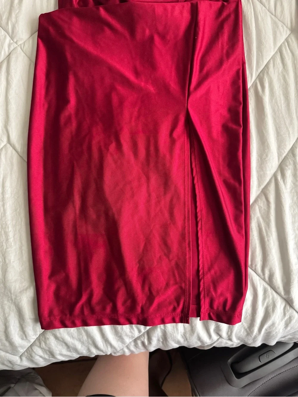 Windsor Red Cowl Neck Mini Slip Dress